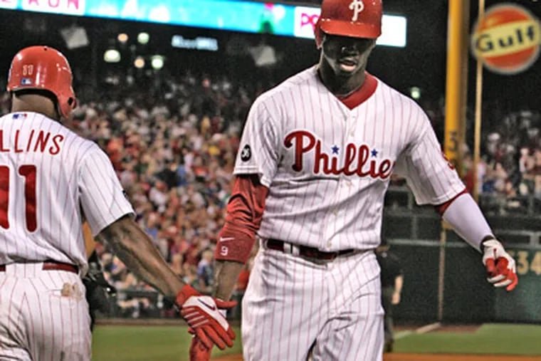 Domonic Brown is one of the Phillies' options to replace Jayson Werth in right field. (David M Warren / Staff file photo)
