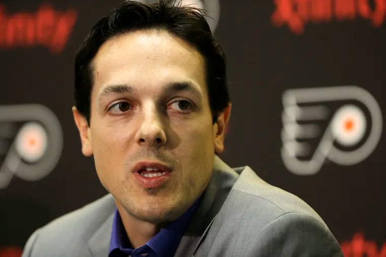 The Flyers have promoted Danny Briere to special assistant GM
