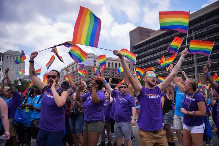 The Philly Pride Parade in 2017. Some people fear crimes against the LGBT community could become less known if fewer people are asked about their sexual orientation in one of the nation’s largest annual crime surveys.