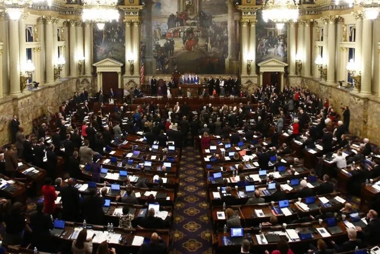 Pennsylvania’s General Assembly. Democrats are seeking to take control of the legislature next year.