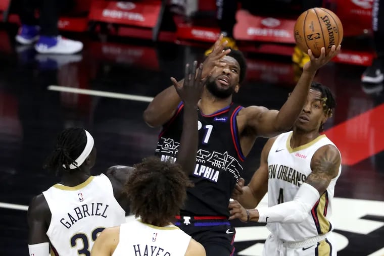 Joel Embiid and the Sixers have played eight straight games against undermanned teams.