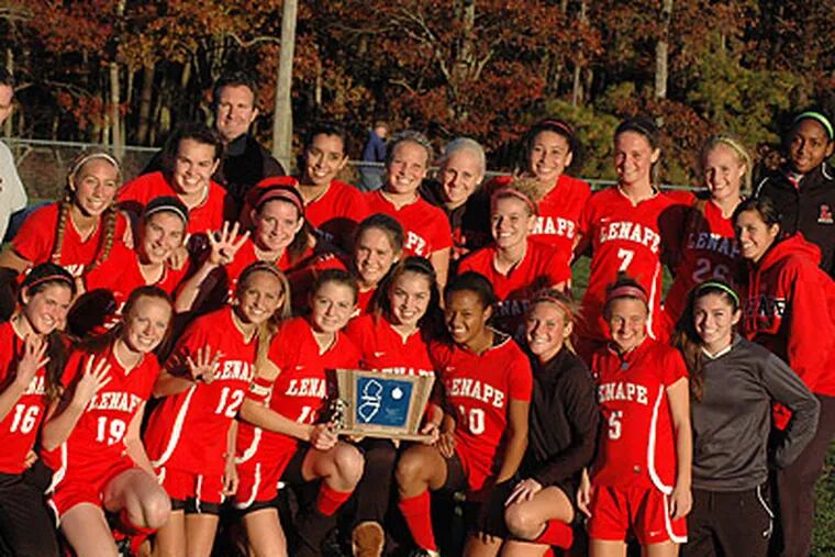 Lenape earned its fourth straight South Jersey Group 4 title. (Photo: Marc Narducci)