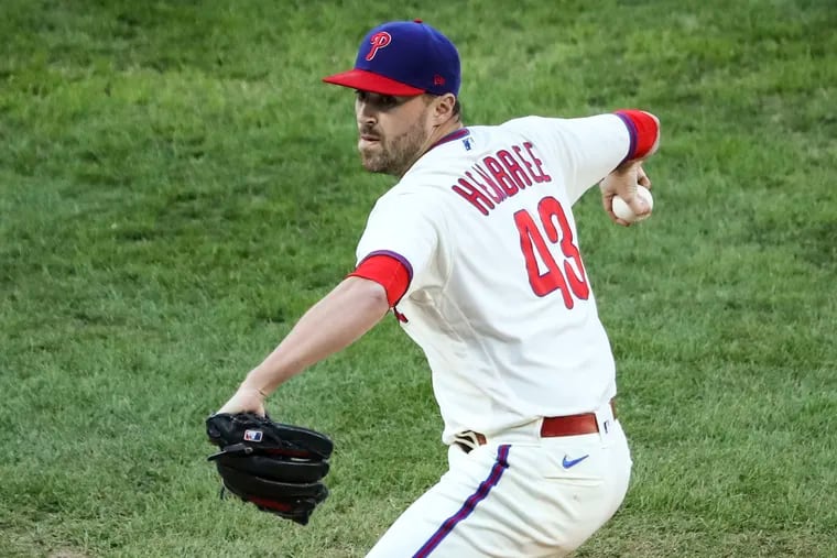 Reliever Heath Hembree gave up four runs in the Phillies' 6-2 loss to the Toronto Blue Jays Sunday at Citizens Bank Park.