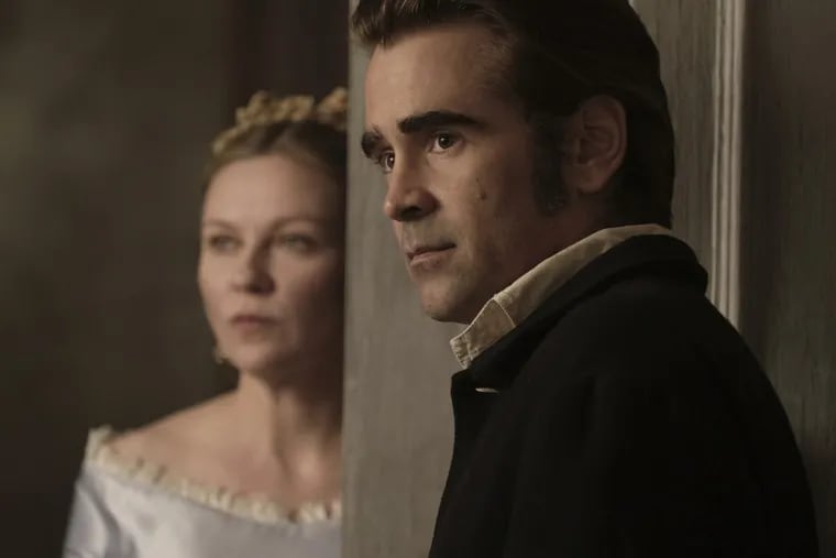 Kirsten Dunst and Colin Farrell in a scene from “The Beguiled.”