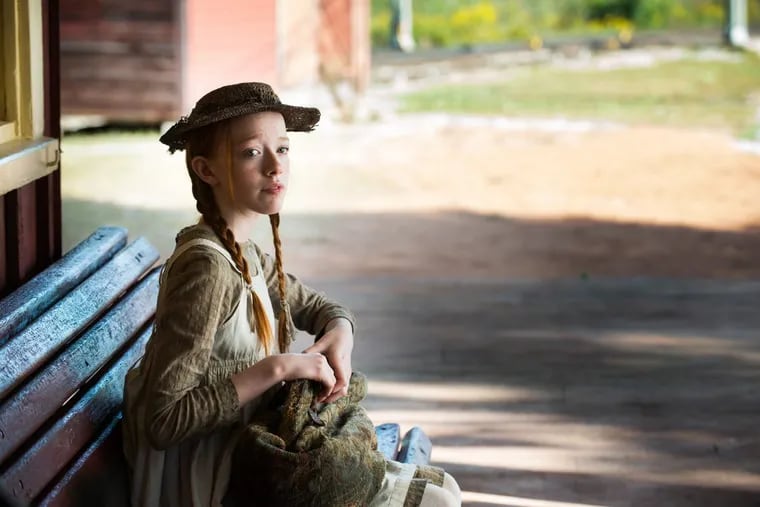 Amybeth McNulty plays the orphaned Anne Shirley in “Anne With an E,” a new series premiering Friday, May 12, on Netflix