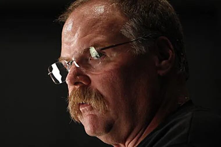 Andy Reid holds an overall record of 139-92-1 since he became head coach of the Eagles. (Yong Kim/Staff Photographer)