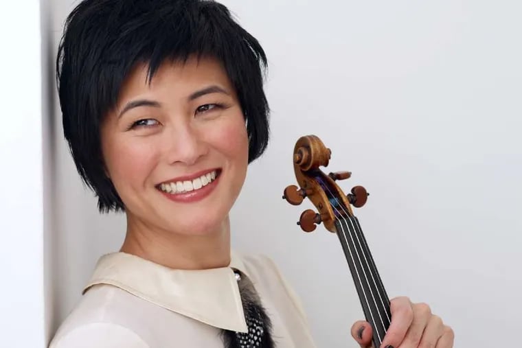 Violinist Jennifer Koh had plenty of solo opportunities during the Princeton Symphony Orchestra's 22-minute performance of Anna Clyne's "The Seamstress" for violin and orchestra.