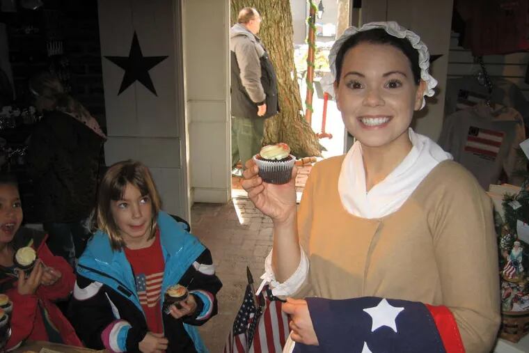 Famed flagmaker Betsy Ross, born Jan. 1, 1752, will host a free family celebration of her 260th year at her house, 239 Arch St.