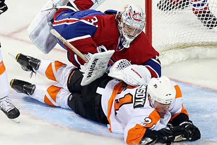 Canadiens goaltender Carey Price made 41 saves in Montreal's shutout of the Flyers. (Ryan Remiorz/Canadian Press/AP)
