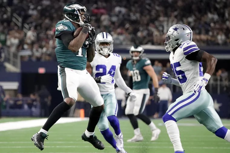 Eagles wide receiver Alshon Jeffery was targeted just five times in last week's dismal loss at Dallas. He'll have another potentially difficult matchup this week against Buffalo's Tre’Davious White.