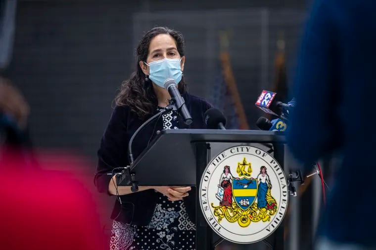 Philadelphia Health Commissioner Cheryl Bettigole wants you to wear a mask, and space out holiday gatherings, to limit spread of illness.