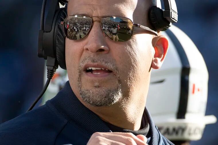 James Franklin is 55-23 since he was hired at Penn State in 2014.