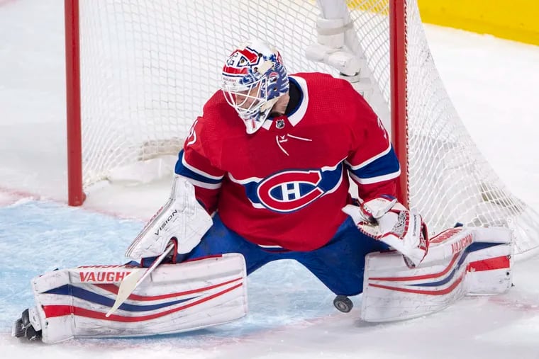 Antti Niemi is expected to start in net for the Montreal Canadiens against the Philadelphia Flyers on Saturday night.