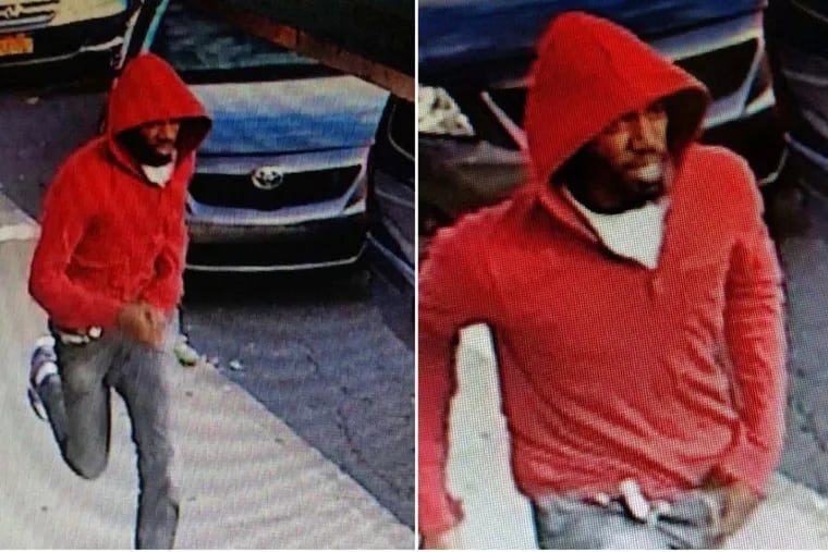Haverford Township police say the man seen in this photo is suspected of shooting and killing 29-year-old John Le.