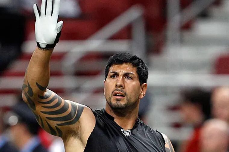 Jason Babin continues to jab the Eagles from afar, and this time his comments were directed toward the organization's view of him and ousted defensive line coach Jim Washburn. (Yong Kim/Staff file photo)