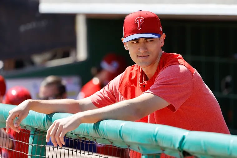Noah Song threw a scoreless inning in his Phillies minor league debut on Wednesday.