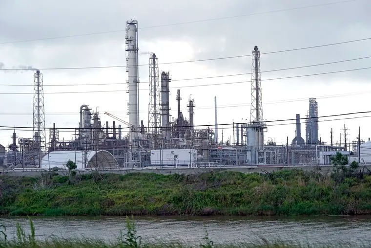 The Motiva refinery, the largest oil refinery in North America, is shown Monday, March 23, 2020, in Port Arthur, Texas. The Texas Gulf Coast is the United States’ petrochemical corridor, with four of the country’s 10 biggest oil and gas refineries and thousands of chemical facilities.