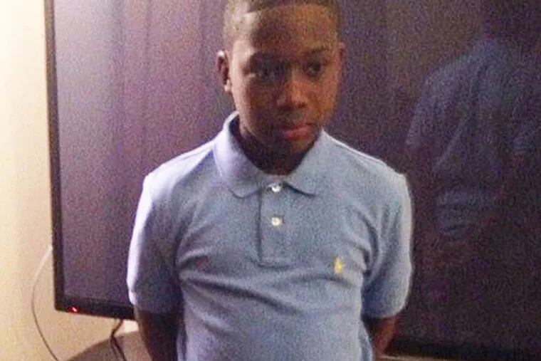 Kashie Crawford, 11, was shot in his right hip Sunday morning