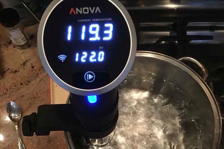 Professional-grade sous vide prep is fun and foolproof with the Anova Precision Cooker.
JONATHAN TAKIFF / Staff