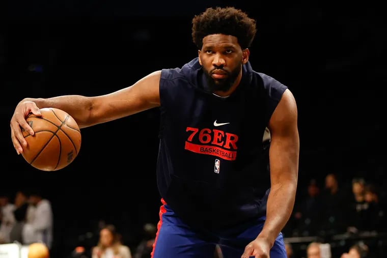 Sixers center Joel Embiid is listed as doubtful for their Game 1 Eastern Conference semifinal series against the Boston Celtics, which begins Monday night.