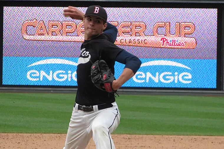 Shawnee's Dan Frake has been one of the standouts of the Burlington County Carpenter Cup pitching staff.