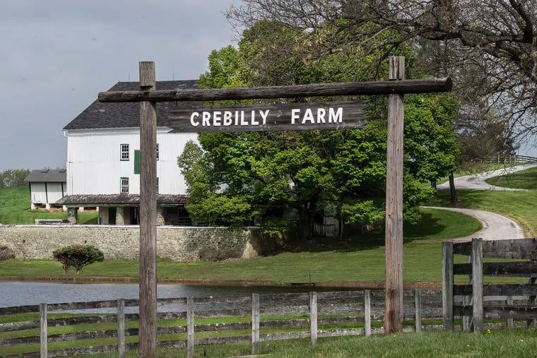 A view of Crebilly Farm is shown in Chester County, Tuesday, April 30, 2019. Neighbors for Crebilly Farm, a group of Westtown Township residents that have grappled with Toll Brothers for the better part of two years over a proposed development on an historic farm in Chester County. Now that Toll has appealed the township's denial to the Commonwealth Court, they've shown no signs of letting up.