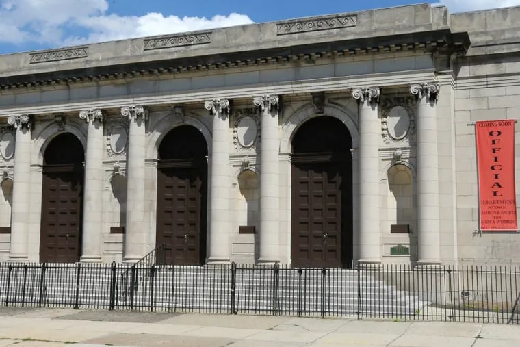 One of the relics of North Broad's upscale history, the Dropsie College temple features a neoclassical facade. The building was sold recently. (FX)