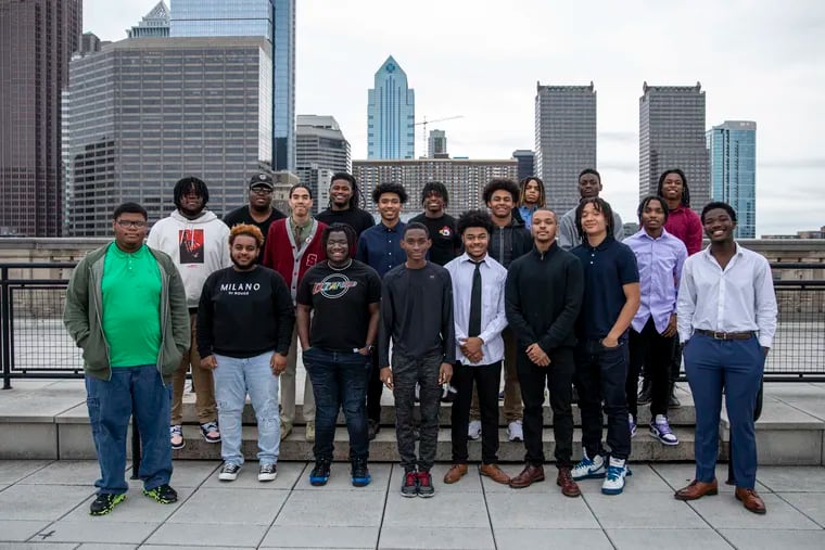 Some of the participants in the Achievers' Brunch, which spotlights and mentors outstanding college-bound, graduating high school seniors. The event was scheduled for May 15, 2020, at Boutique River Falls, 3269 S. Ferry Rd.