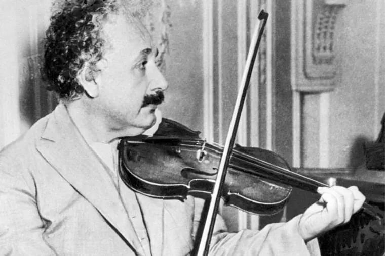 Though much time was spent in quiet reflection, Albert Einstein would sometimes indulge his passion for music.