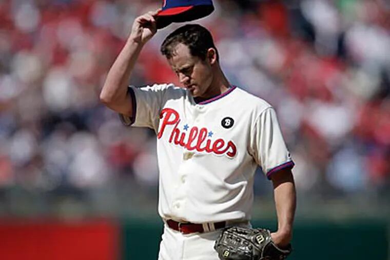 Phillies starter Roy Oswalt was placed on the disabled list with lower back inflammation. (David Maialetti/Staff file photo)