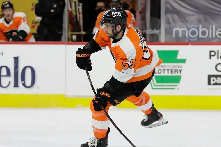 Shayne Gostisbehere played six seasons with the Flyers.