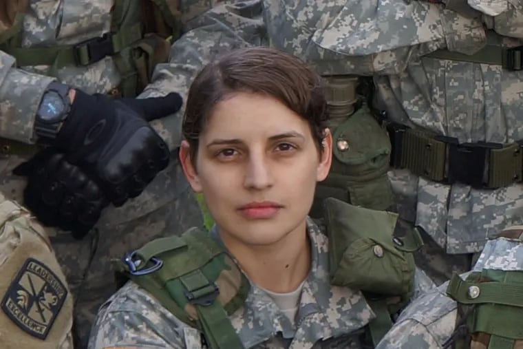 Joey Antohi participated in the ROTC "Ranger Challenge" at Fort Dix, N.J., in 2018.