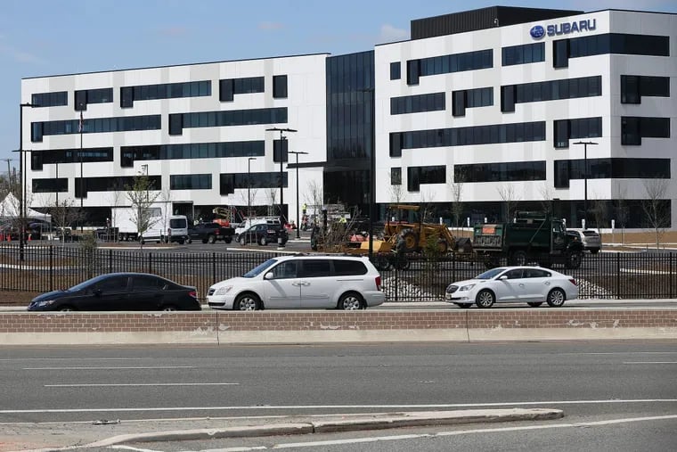 The new Subaru headquarters along Admiral Wilson Boulevard in Camden.