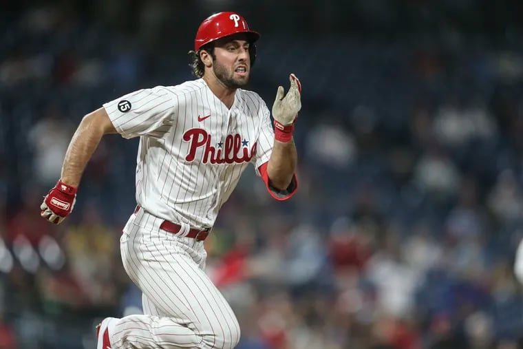 Phillies outfielder Matt Vierling talked his way into playing first and third base this season in the minor leagues.