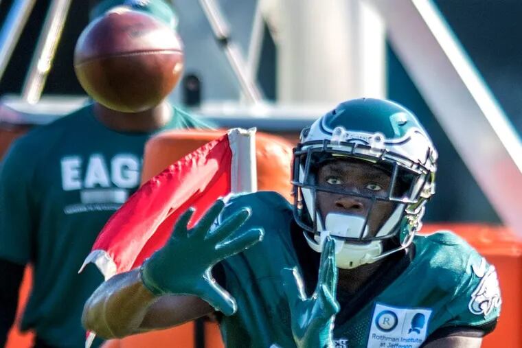 Eagles wide receiver Nelson Agholor says, ‘The game of football is for tough people. I’m a tough person’