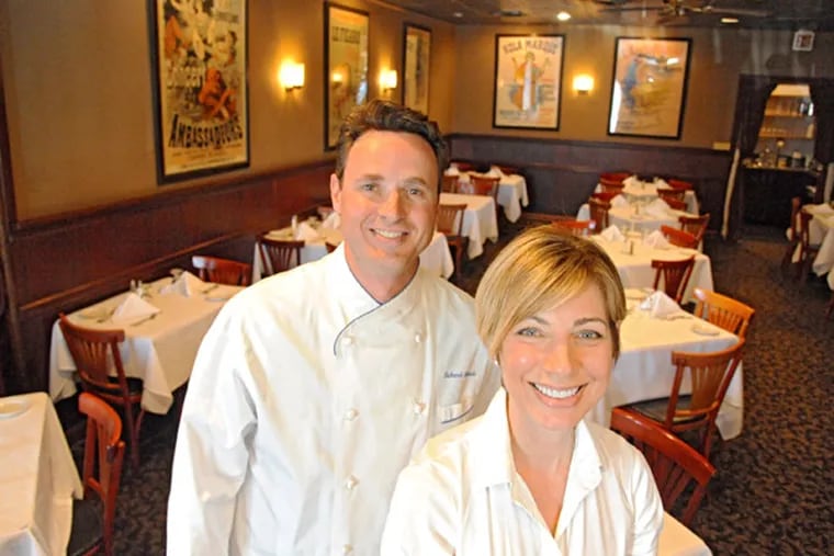 Andreotti’s Viennese Café co-owners Marianne Andreotti and Richard Marsh in Cherry Hill. (Clem Murray / Staff Photographer)