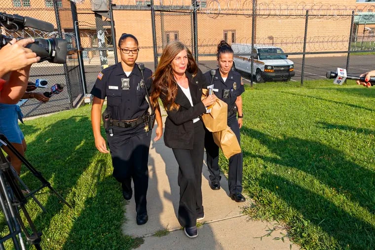 Former Pennsylvania Attorney General Kathleen Kane was sentenced to 10 to 23 months in prison, but ended up serving less than the minimum — just over eight months — qualifying for an early release based on credit for good behavior.