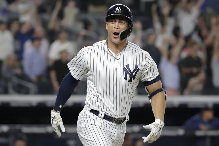 Giancarlo Stanton and the Yankees make a rare visit to Citizens Bank Park with a three-game series which starts on Monday.