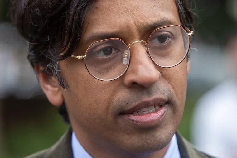 State Sen. Nikil Saval, a Philadelphia Democrat, is complaining about how he was treated at a Pennsylvania Society party thrown by the law firm Duane Morris.