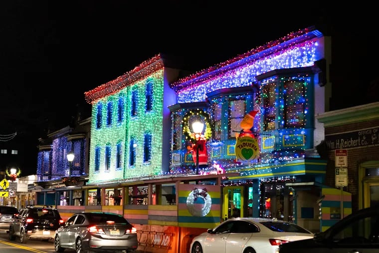 Walk down Main Street to see dazzling displays by Manayunk businesses.