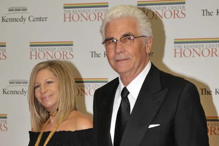 Barbara Streisand and James Brolin at the Kennedy Center Honors gala on Saturday.