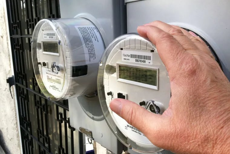 Smart meters on a Delco home. The Pennsylvania Public Utility Commission on Thursday rejected Peco’s proposal to provide temporary COVID-19 relief for low-income customers.