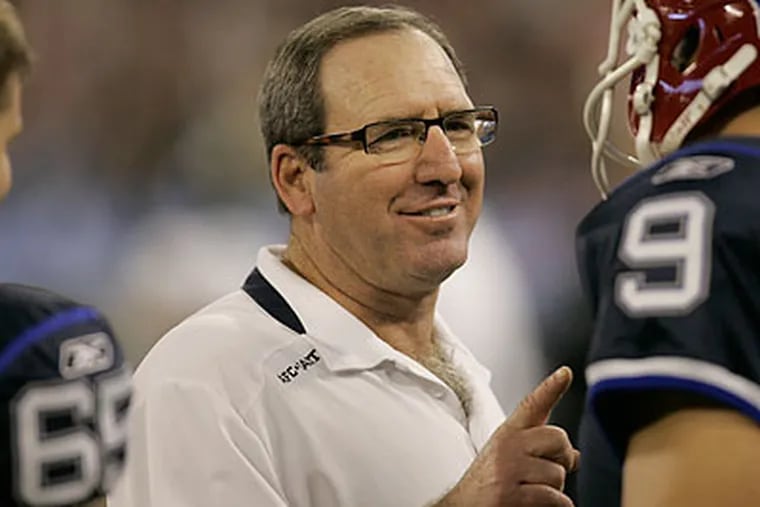 Bobby April was hired by the Eagles in January after six years with the Buffalo Bills. (Dean Duprey/AP file photo)