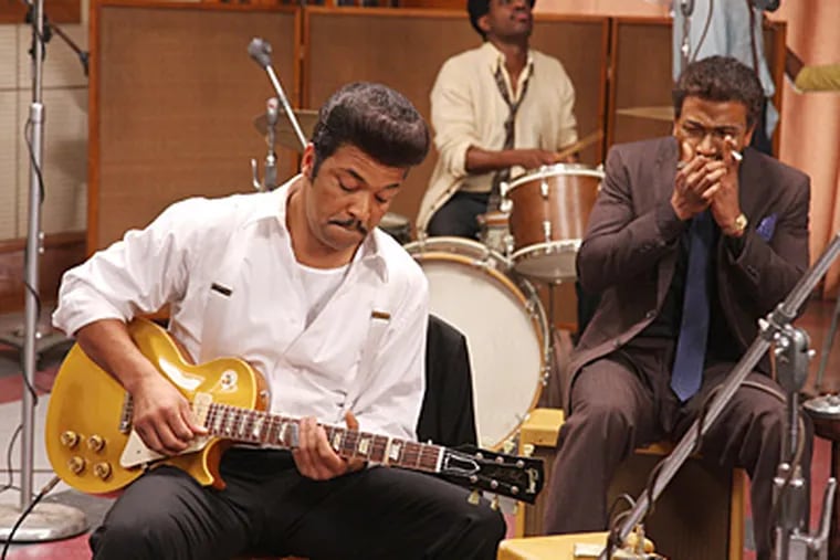 Jeffrey Wright (left) stars as "Muddy Waters" and Columbus Short as "Little Walter" in "Cadillac Records," a new drama by Sony BMG Film, Parkwood Pictures and Tristar Pictures.