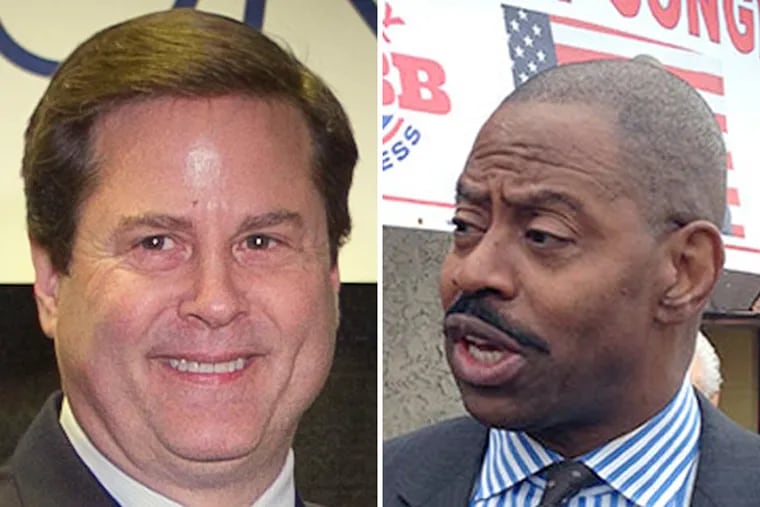 Donald Norcross, left, and Garry Cobb will face off in the Nov. 2014 election for New Jersey's first congressional district. (FILE PHOTOS)