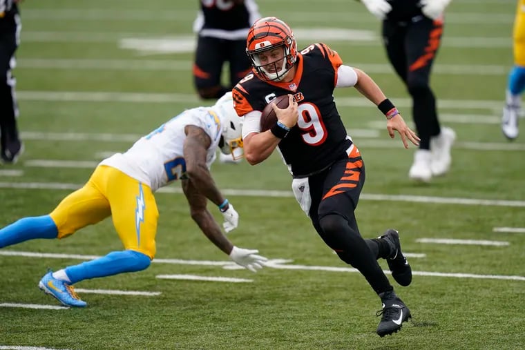 Bengals quarterback Joe Burrow will play his first game in prime time when Cincinnati faces the rival Browns on Thursday night in Cleveland.