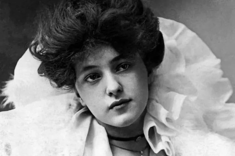 This portrait of silent film star Evelyn Nesbit in &quot;Still&quot; is an early presentation of glamour.