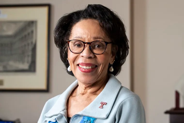 JoAnne Epps was Temple law school's dean and then promoted to provost before she was named Temple's acting president earlier in the year.