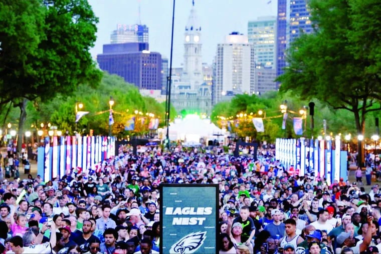 Verizon, AT&amp;T and other companies have boosted wireless networks on the Benjamin Franklin Parkway for events such as the 2017 NFL draft. But the Eagles Parade crowds could be unprecedented and spread along a five-mile parade route.