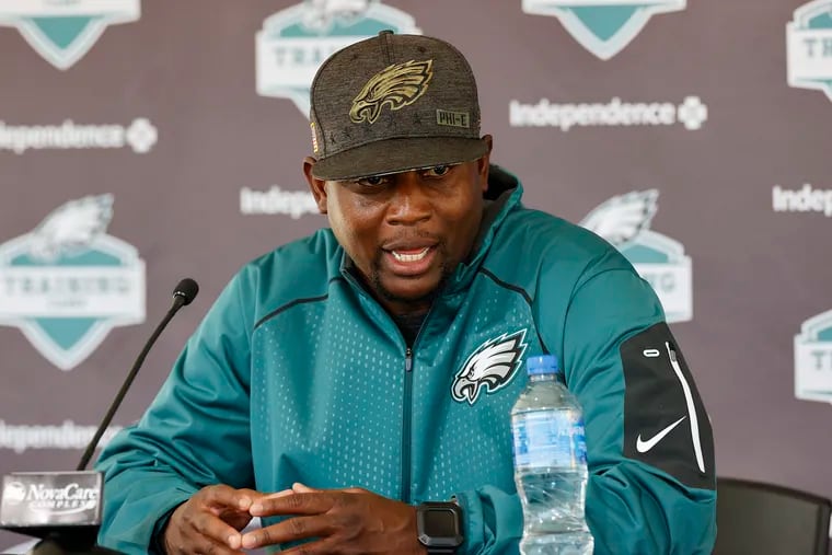 Eagles assistant coach Dennard Wilson could be a future NFL defensive